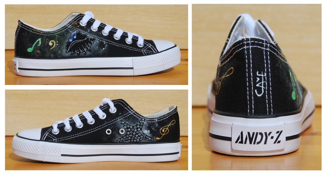 Zapatillas pintadas a mano custom sneakers