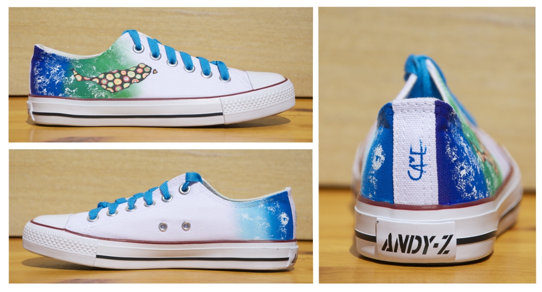 Zapatillas pintadas a mano custom sneakers