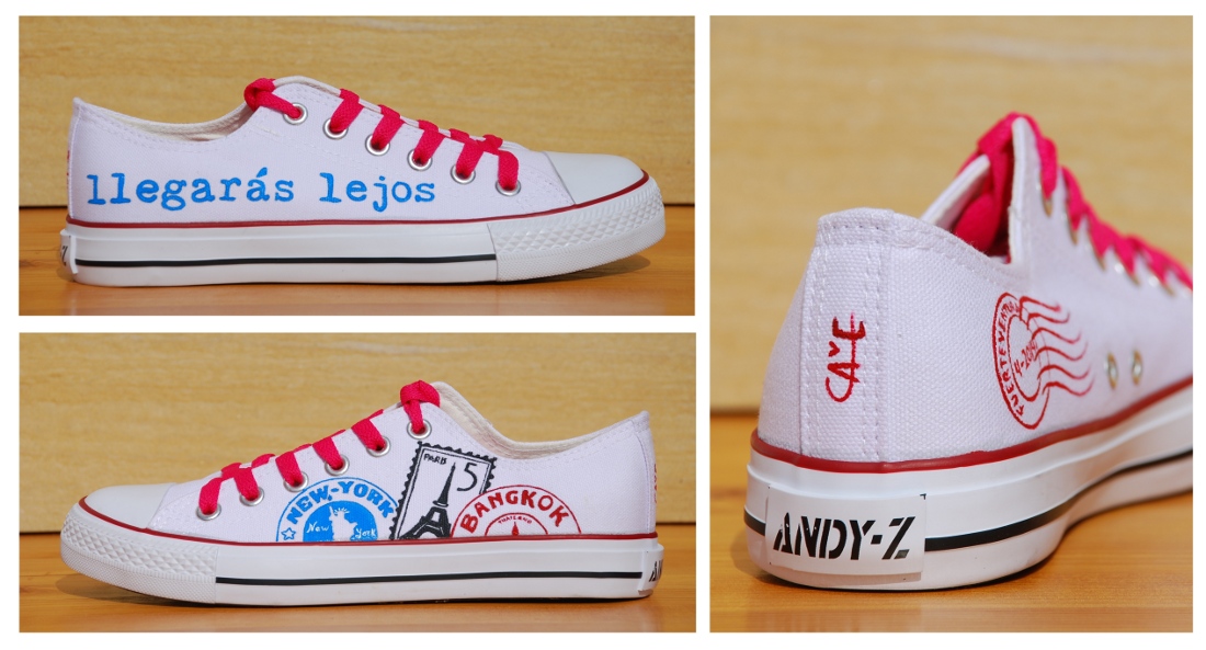 Zapatillas pintadas amano custom sneakers