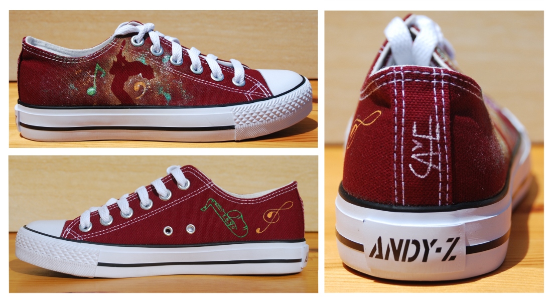 Zapatillas pintadas a mano custom sneacers