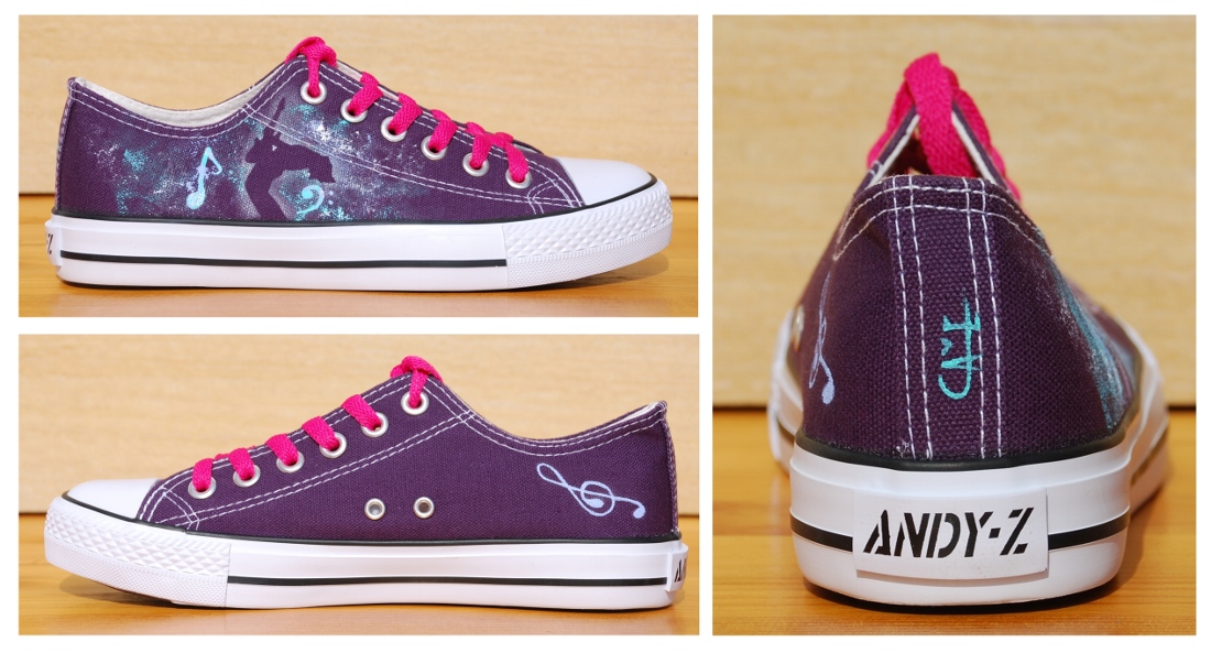 Zapatillas pintadas amano custom sneakers